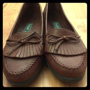 Women's Brown Rockport Pennyloafers 7.5